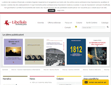 Tablet Screenshot of libellulaedizioni.com